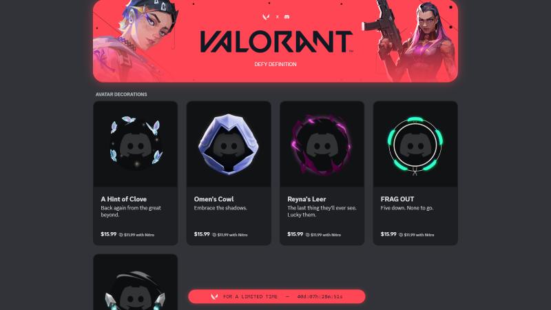 Discord Partnership with Valorant