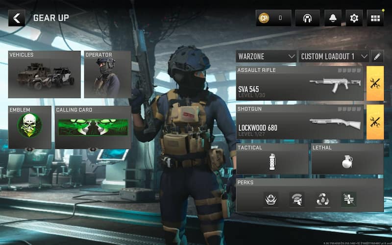 How to unlock and use custom loadouts in Warzone Mobile