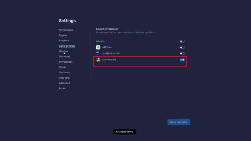Warzone Mobile settings