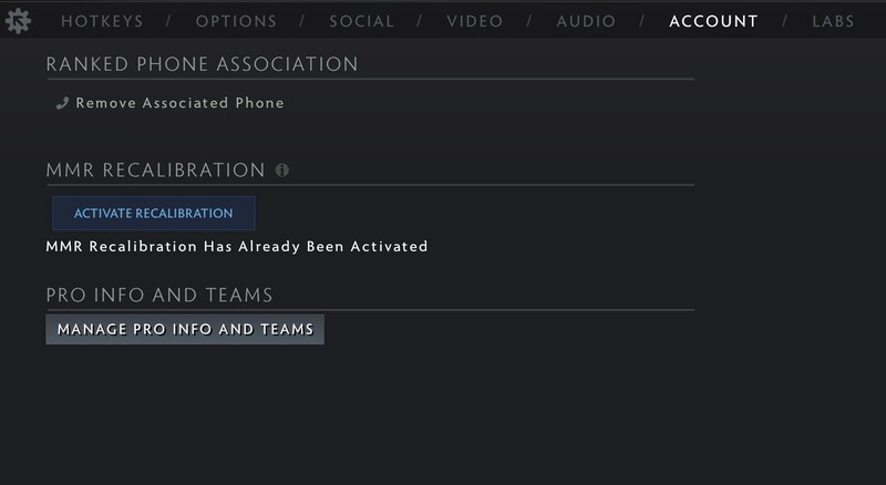 Dota calibration