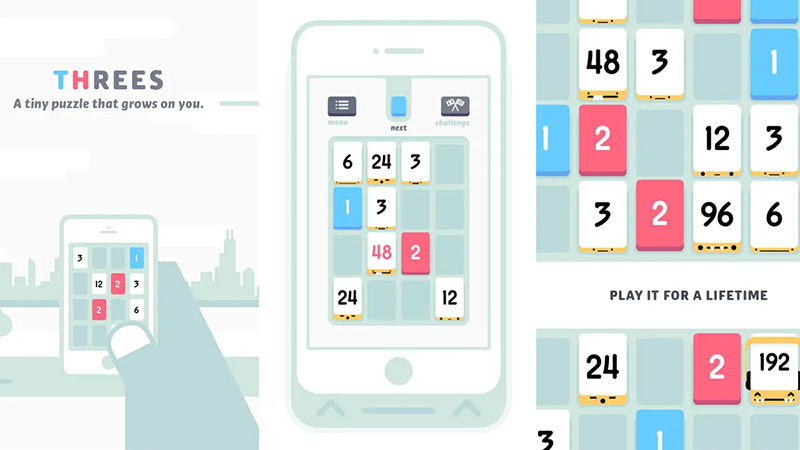 Threes! - Fun puzzle game