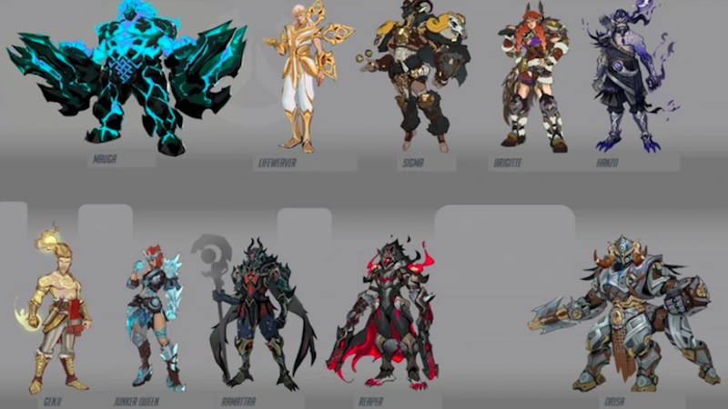 Overwatch Leaked Skins