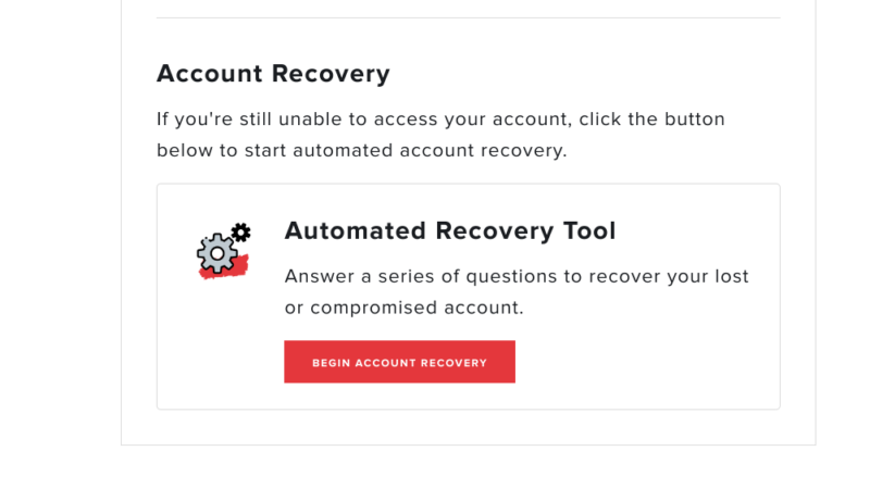 VALORANT account Recover