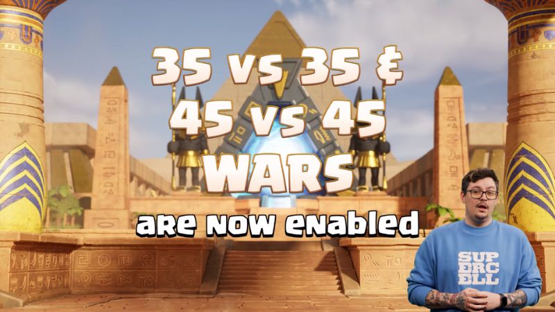 Clash of Clans Patch Notes April 2024 - Clan Wars changes