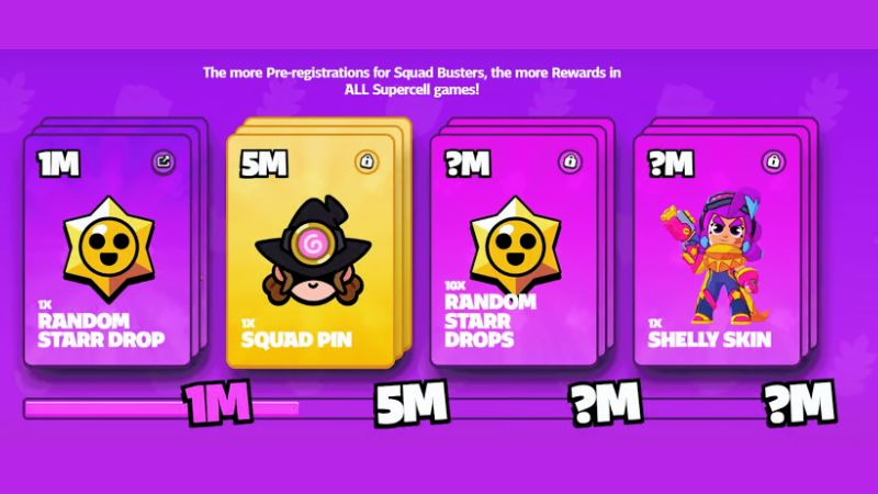 Squad Busters Pre-Registration Rewards