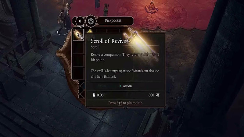 Scroll of Revivify - BG3