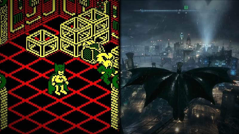 All Batman games - ZX Spectrum (1986) vs PC (Windows - 2015)