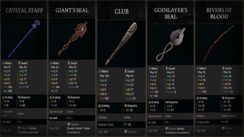 Elden Ring Best Weapons
