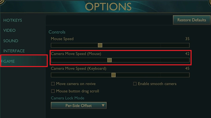 Adjust camera speed in LoL - Zoom out in league of legends