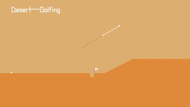 Desert Golfing - Relaxing casual game