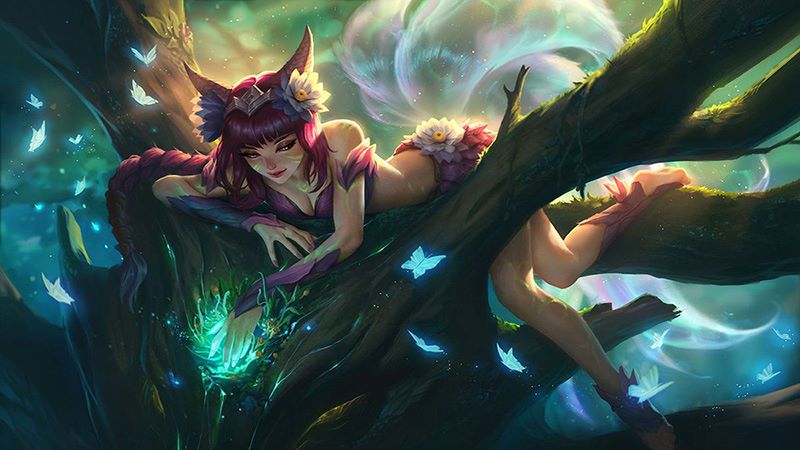 Elderwood Ahri - League of Legends skins