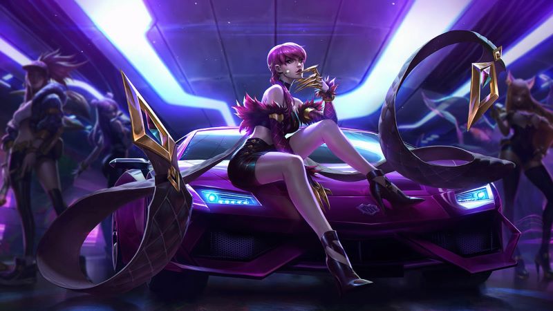 K/DA Evelynn - Hottest League of Legends Skins