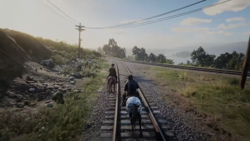 Red Dead Redemption 2 - Horse Riding in the Open World