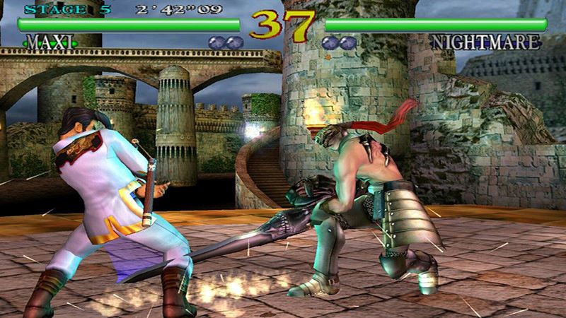 SoulCalibur - Dreamcast - Maxi vs Nightmare