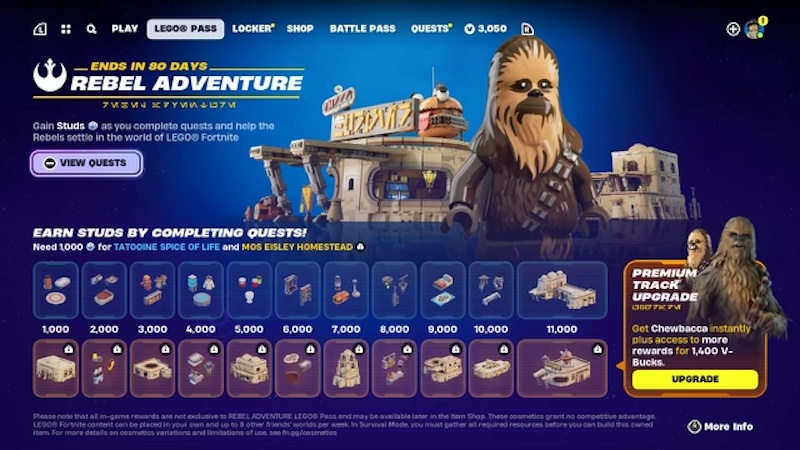 Lego Fortnite Event Pass