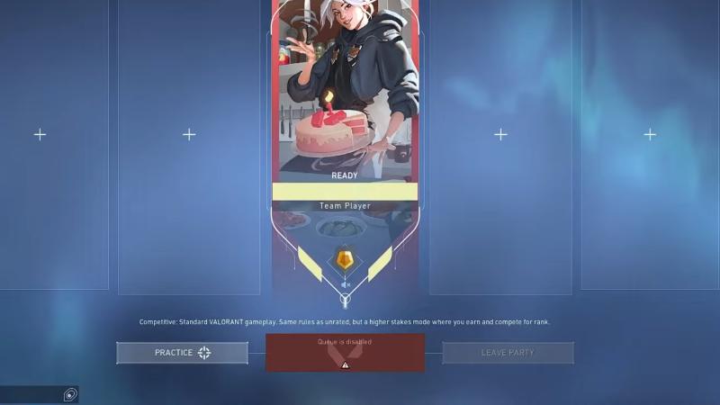 Valorant competitive queue disabled