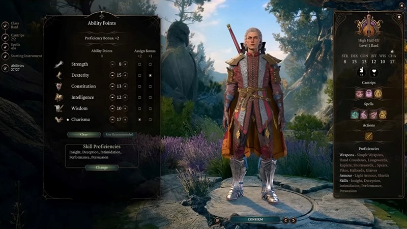 Best Builds - Half-elf Bard