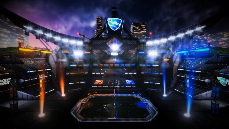 Rocket League - Champions Field (night) map