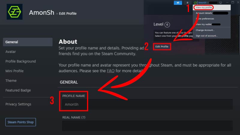 How to change Rocket League name - Steam