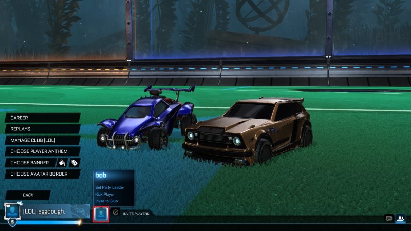 How to kick a player from your party in Rocket League