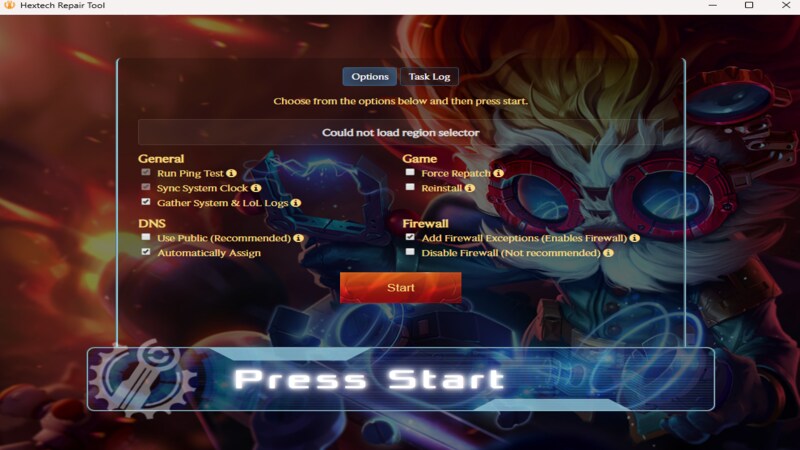 how to fix league of legends not working