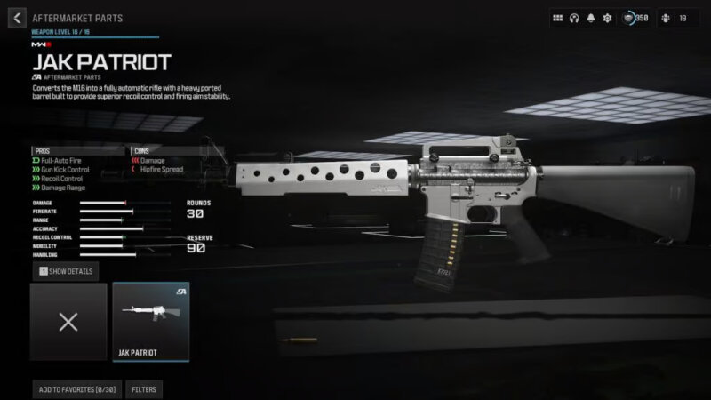 How to Unlock JAK Patriot Conversion Kit in MW3 and Warzone