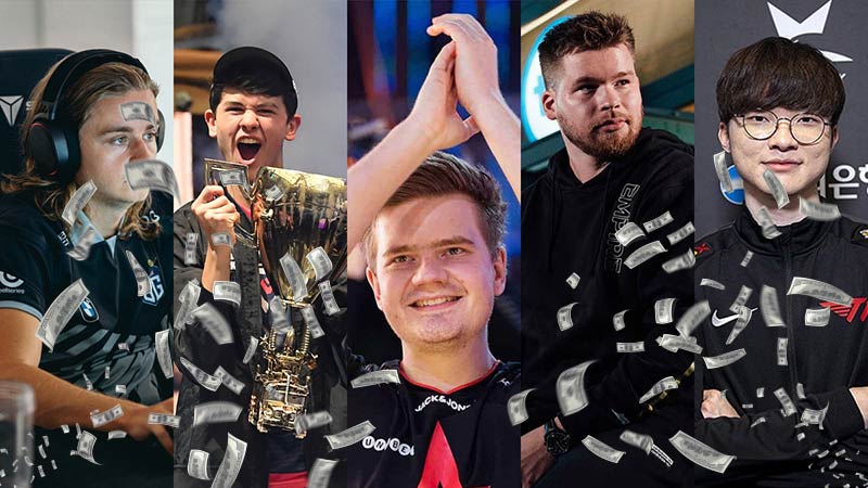 Richest esports players