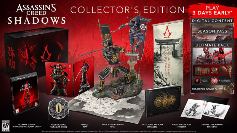 assassins creed shadows editions