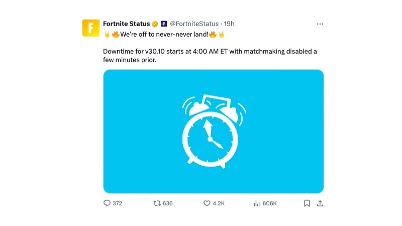 Fortnite Never Never Land