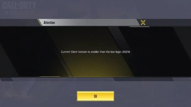 How to fix the CoD Mobile 5024 error
