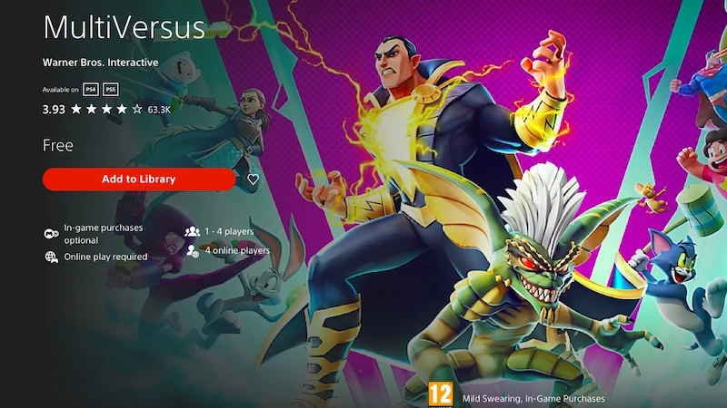MultiVersus System Requirments