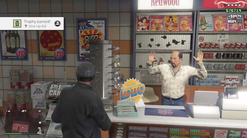 Robbing stores in GTA Online