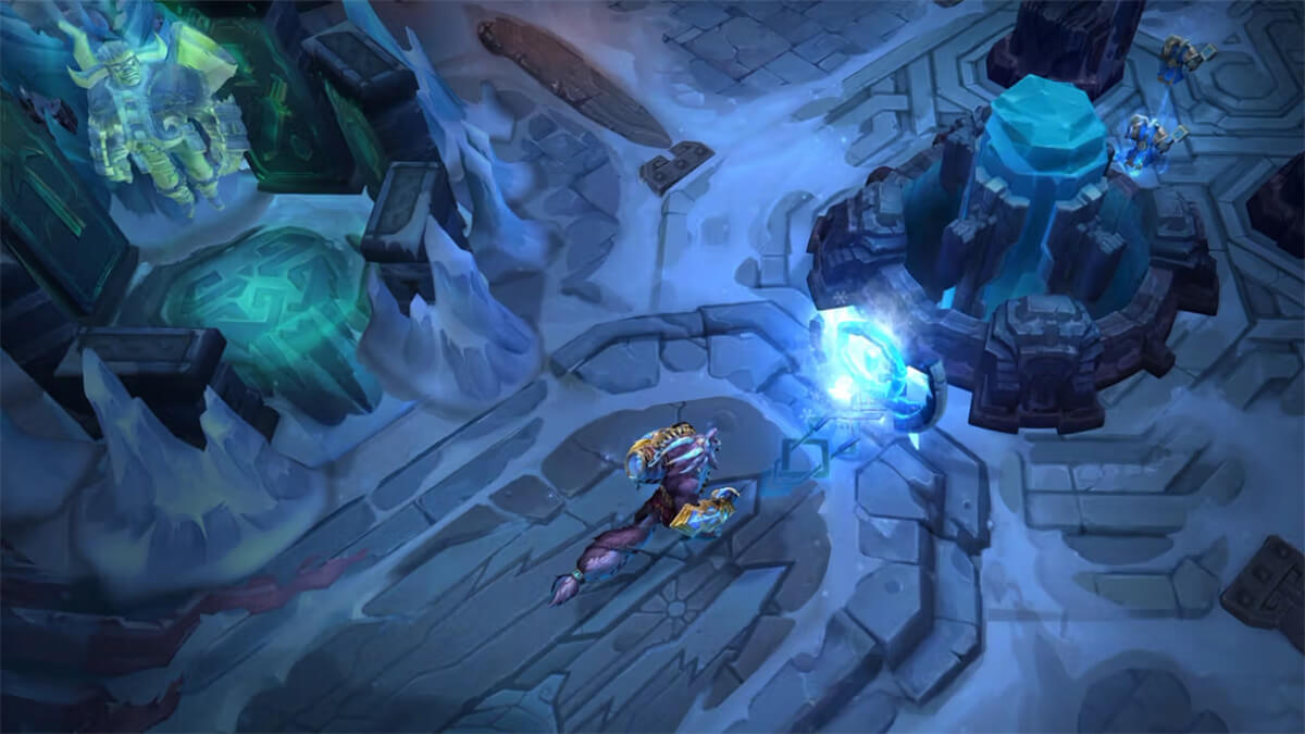 an in-game screenshot of ARAM in LoL