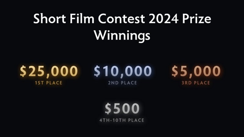 Short Film Contest Prize Winnings