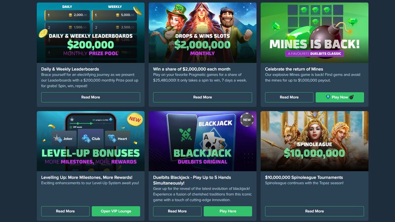 Duelbits Promotions & Bonuses