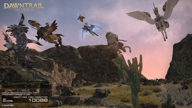FFXIV Dawntrail benchmark
