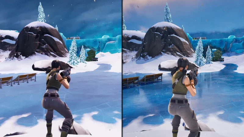 Fortnite Low VS Max settings