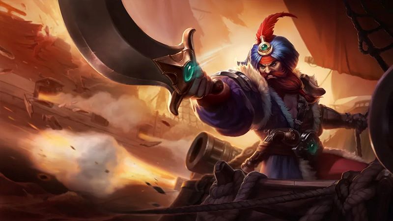Champions with sword in LoL - Gangplank