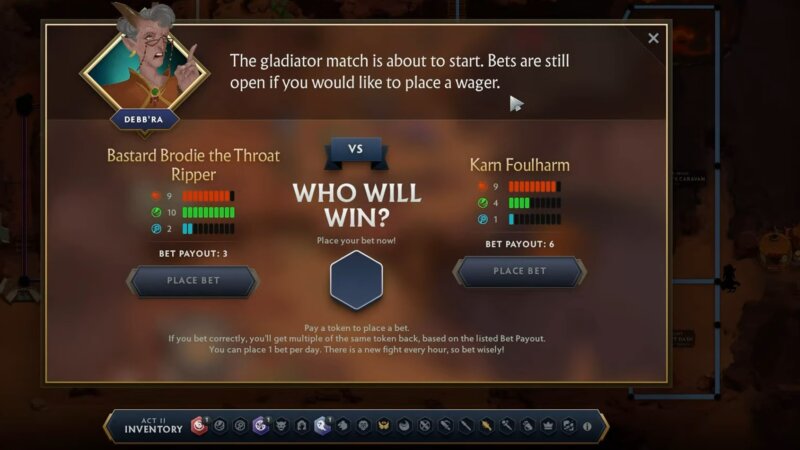 Which opponent to bet on Omexe Daily Duel?