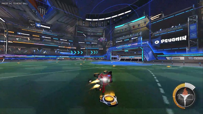 Rocket League half flip