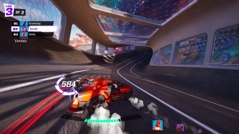 Rocket League Racing gameplay
