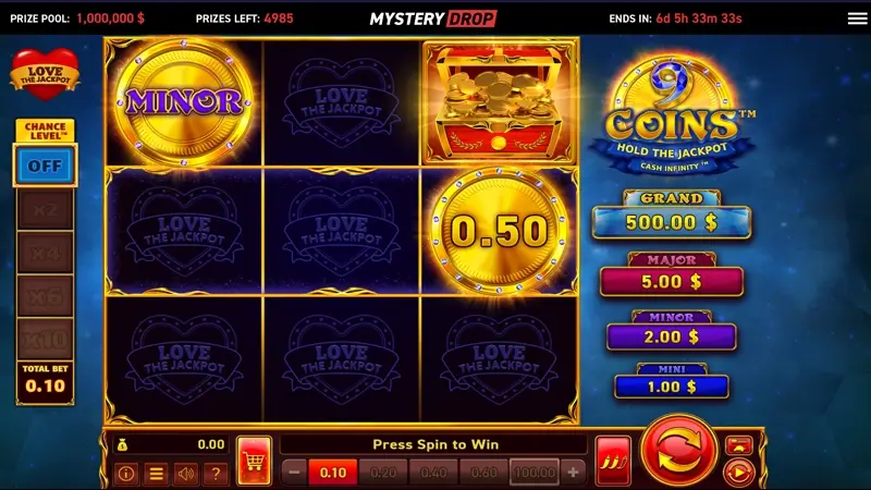 9 Coins Grand: Diamond Love The Jackpot