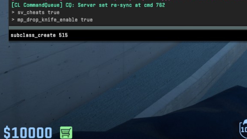 CS2 knife commands