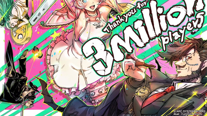 Guilty gear Stirve Player count 3 Million