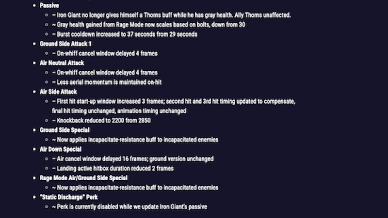 MultiVersus Season 2 Patch Notes