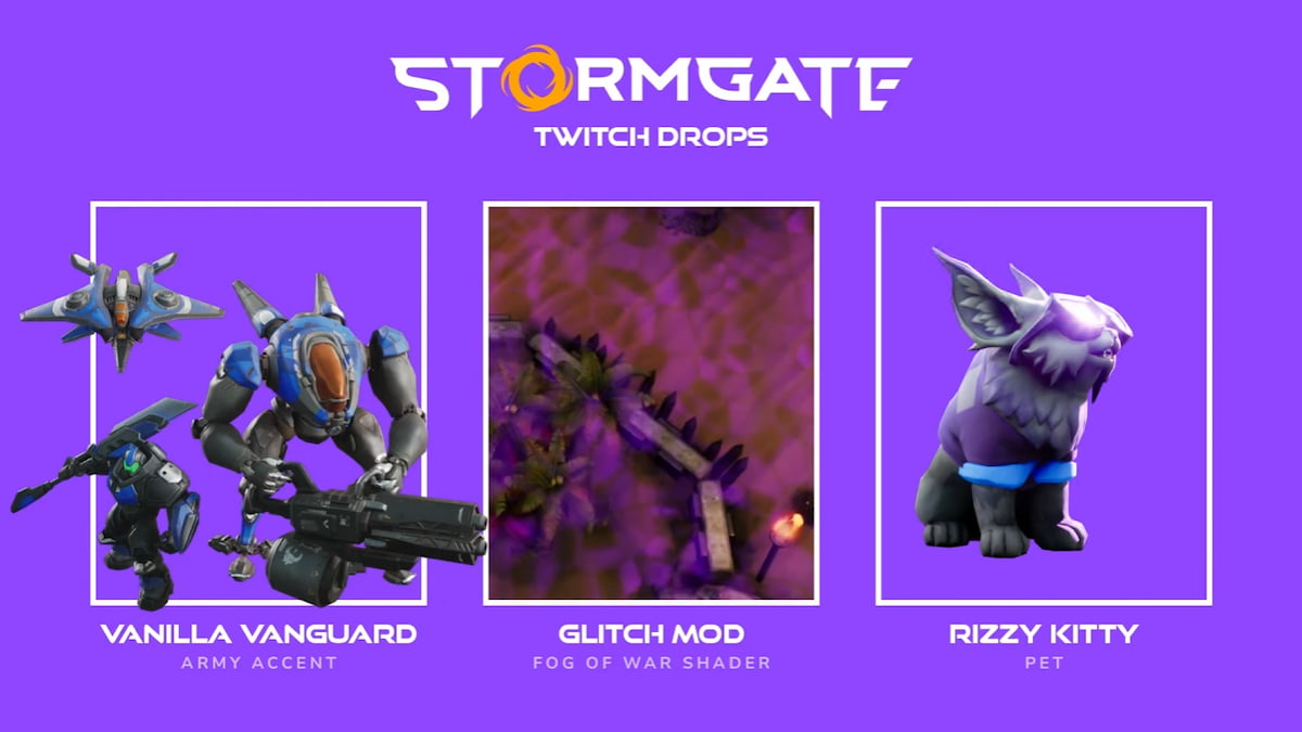 Stormgate Twitch Drops