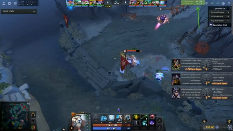 See FPS stats in-game