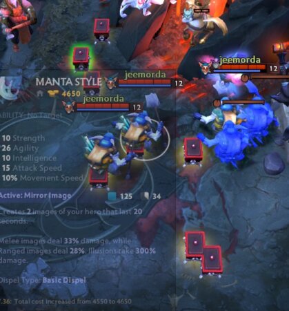 Meepo player dropping unlimited Manta Styles
