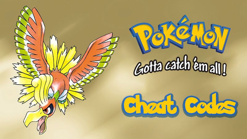 Pokemon Gold Cheat Codes