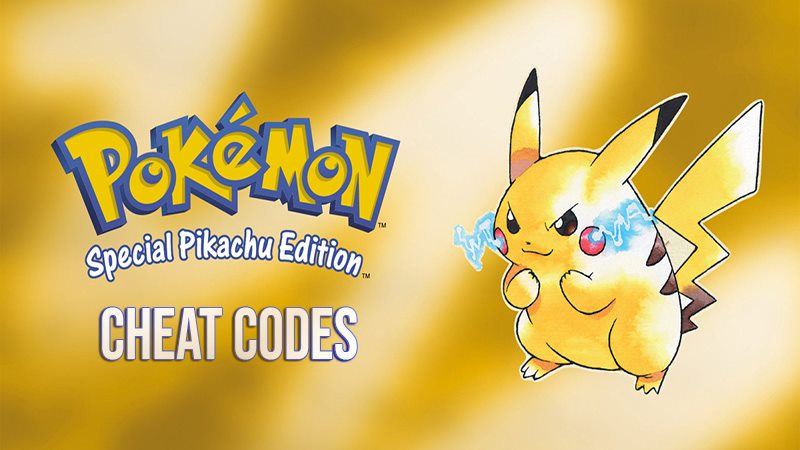 Pokemon yellow cheat codes